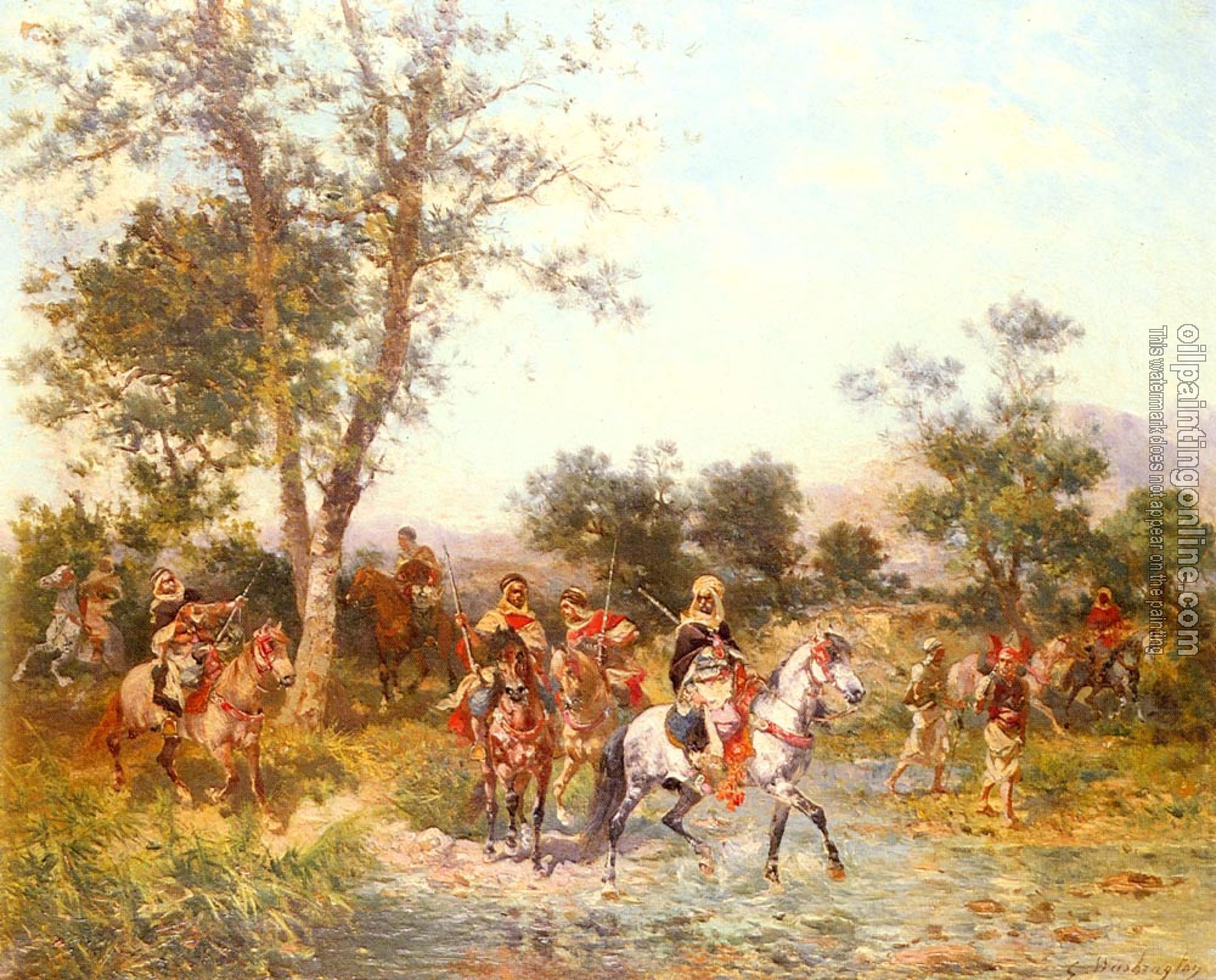 Washington, Georges - Arab Riders at the Oasis